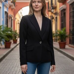 Sophisticated Women's Black Blazer